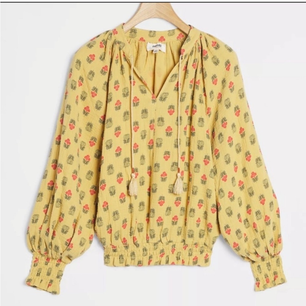 Anthropologie Porridge Elisabeth Long Sleeve Blouse